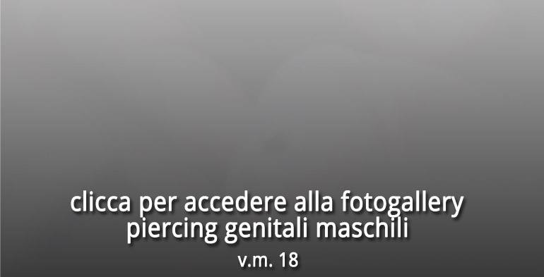Piercing genitali maschili a Torino